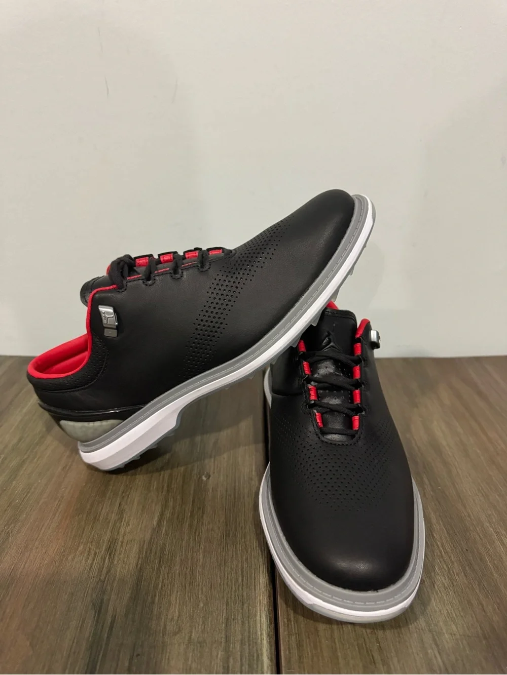 NIKE AIR JORDAN ADG BLACK CEMENT GOLF MEN SHOES